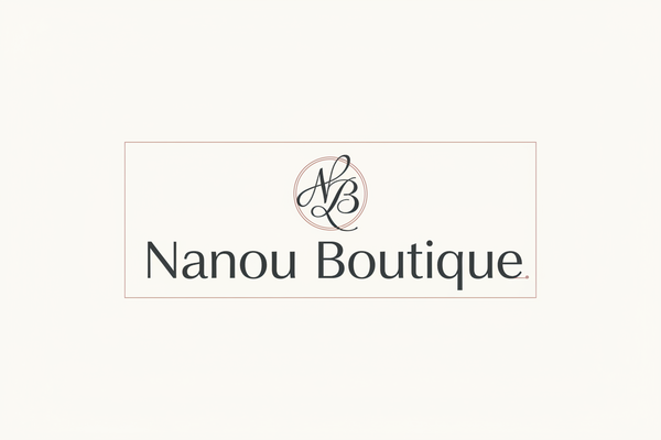 Génère une image avec le nom de la boutique Nanou Boutique 